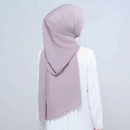 Instant Tag n' Go Shawl | Chiffon Silk in Ash Taupe