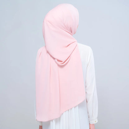 Instant Tag n' Go Shawl | Chiffon Silk in Dusty Rose