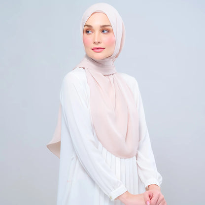 Instant Tag n' Go Shawl | Chiffon Silk in Sand