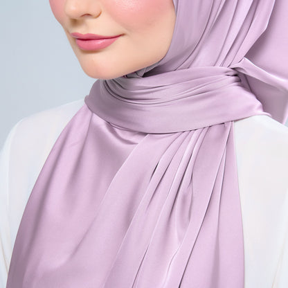 Instant Tag n' Go Shawl | Satin Silk in Light Orchid