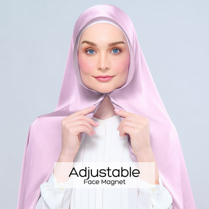 Instant Tag n' Go Shawl | Satin Silk in Light Orchid