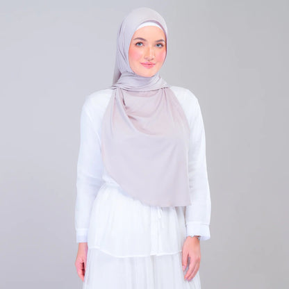 Instant Tag n' Go Shawl | Ribbed Jersey in Natural Taupe