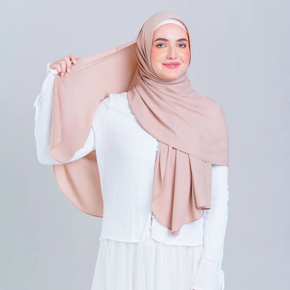 Tag n' Go Max [2M] | Premium Korean Chiffon in Nude