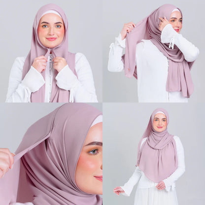 Tag n' Go Max [2M] | Premium Korean Chiffon in Blush Pink