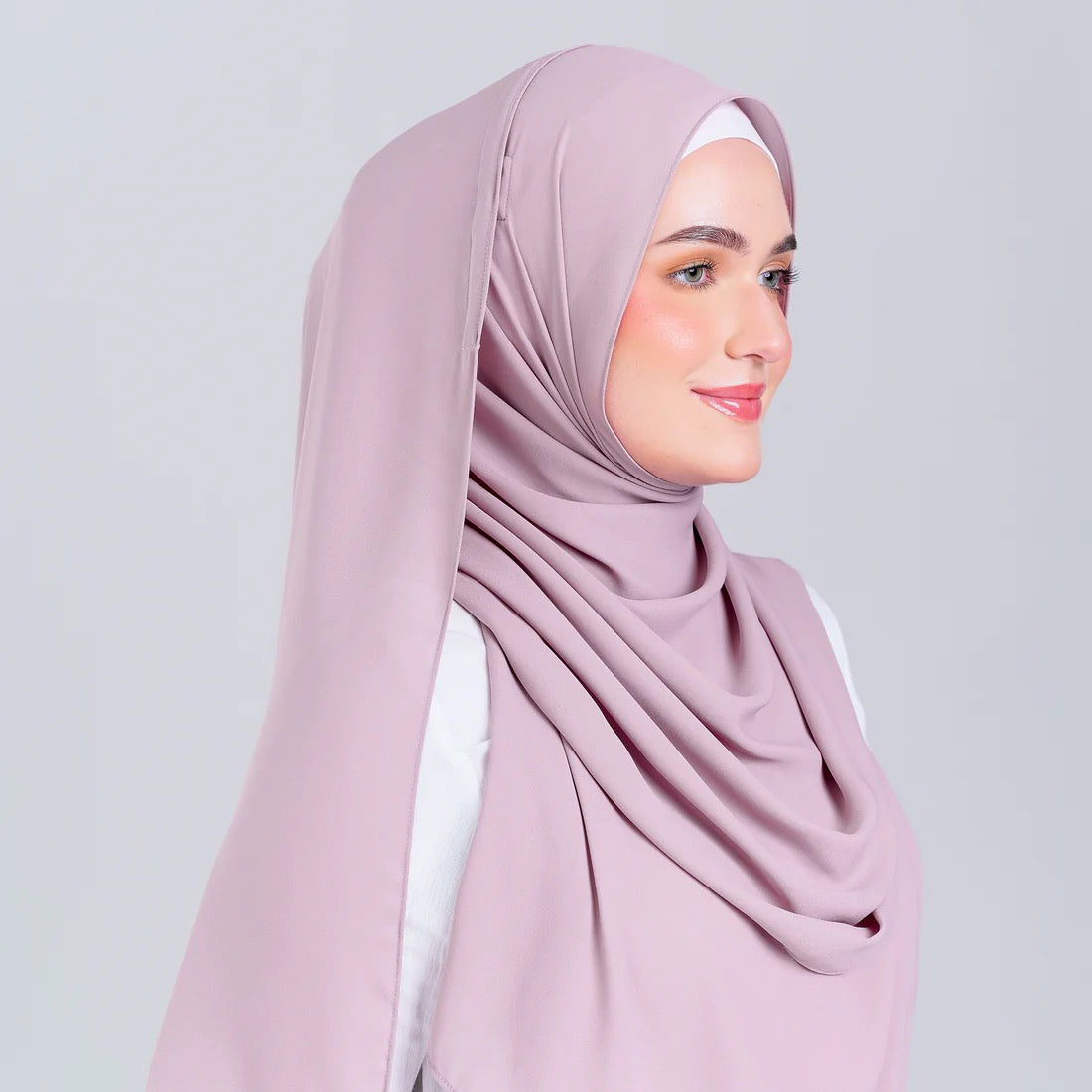 Tag n' Go Max [2M] | Premium Korean Chiffon in Blush Pink