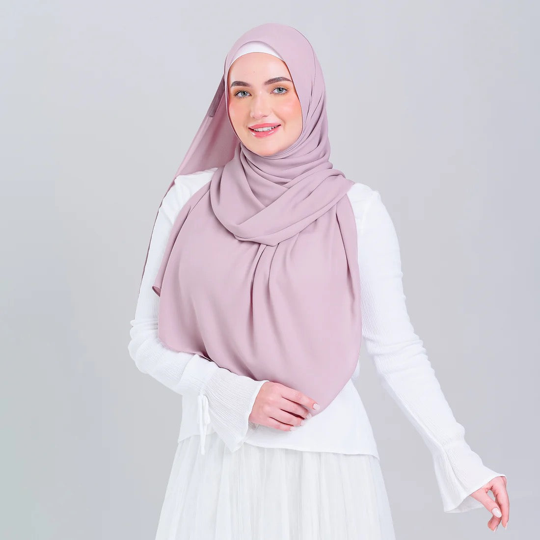 Tag n' Go Max [2M] | Premium Korean Chiffon in Blush Pink