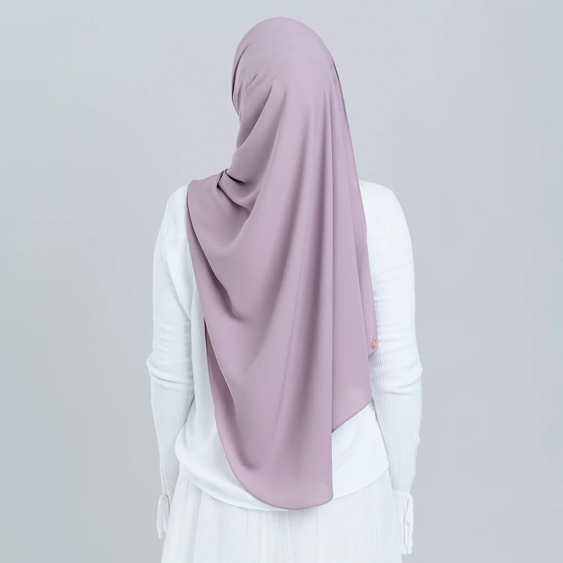 Tag n' Go Max [2M] | Premium Korean Chiffon in Ash Taupe