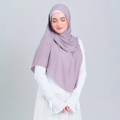 Tag n' Go Max [2M] | Premium Korean Chiffon in Ash Taupe