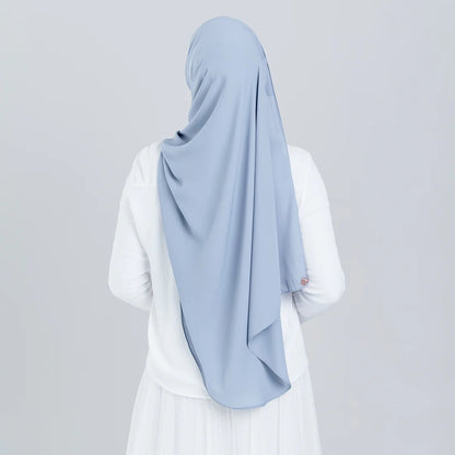 Tag n' Go Max [2M] | Premium Korean Chiffon in Powder Blue