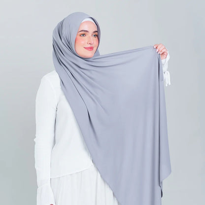 Tag n' Go Max [2M] | Premium Korean Chiffon in Light Platinum