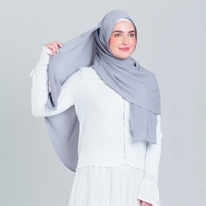 Tag n' Go Max [2M] | Premium Korean Chiffon in Light Platinum