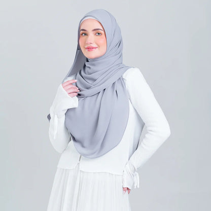 Tag n' Go Max [2M] | Premium Korean Chiffon in Light Platinum