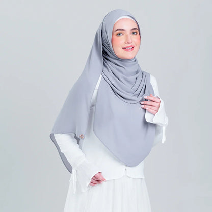 Tag n' Go Max [2M] | Premium Korean Chiffon in Light Platinum