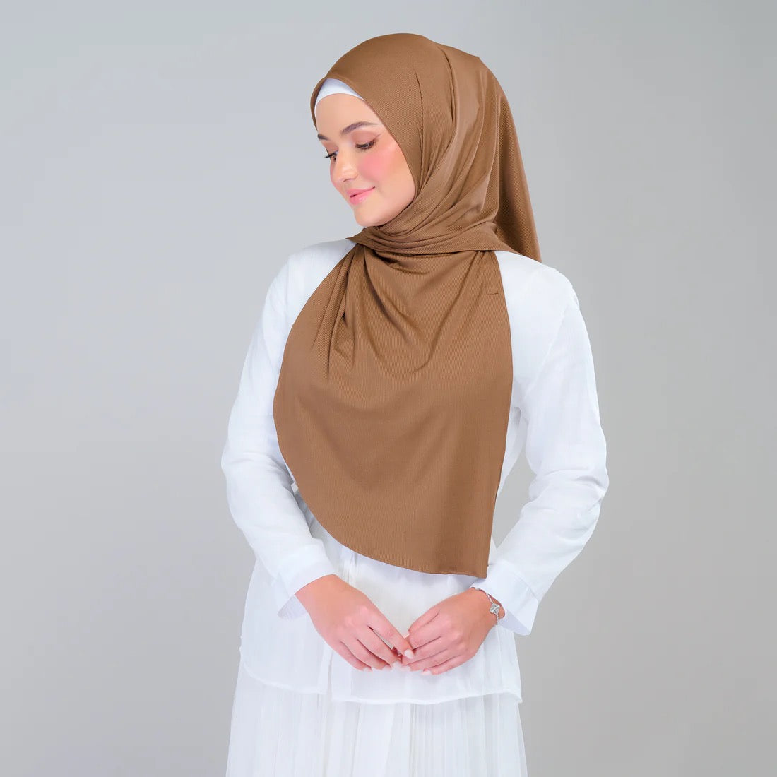 Instant Tag n' Go Butterfly | Ribbed Jersey in Mocha Taupe