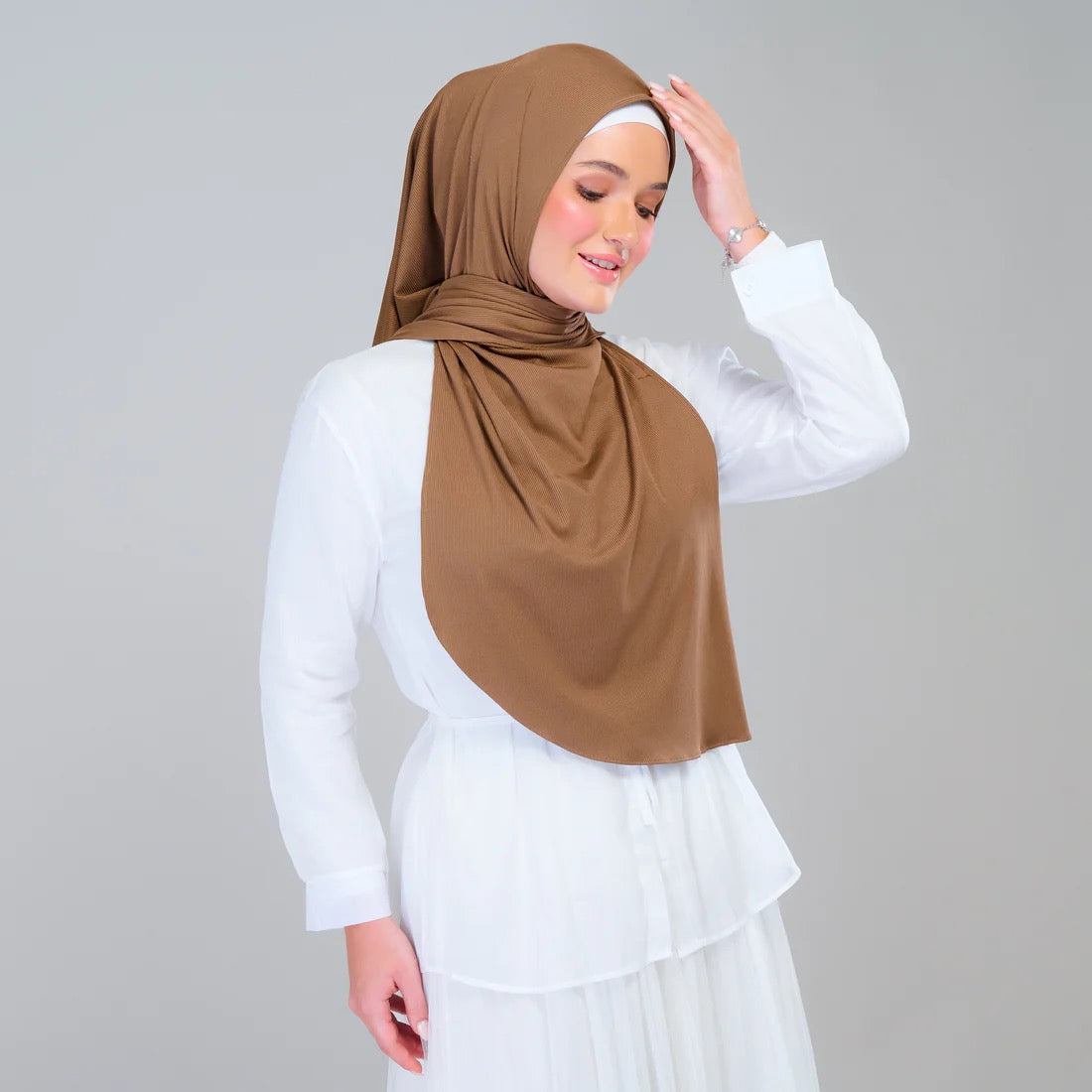 Instant Tag n' Go Butterfly | Ribbed Jersey in Mocha Taupe