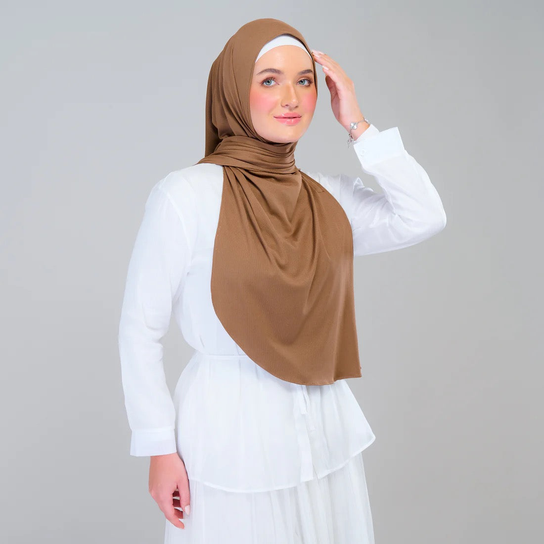 Instant Tag n' Go Butterfly | Ribbed Jersey in Mocha Taupe