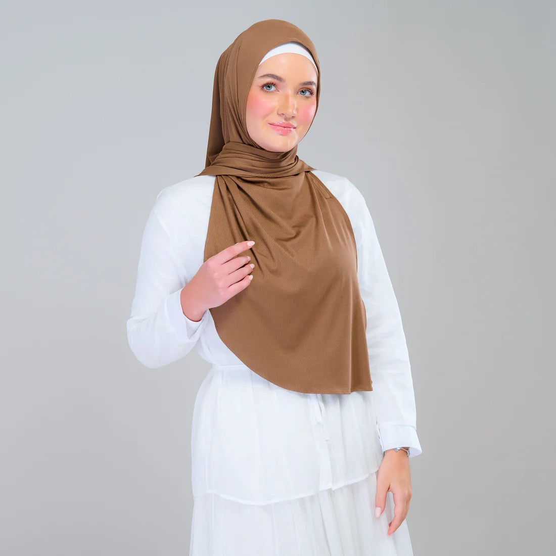 Instant Tag n' Go Butterfly | Ribbed Jersey in Mocha Taupe