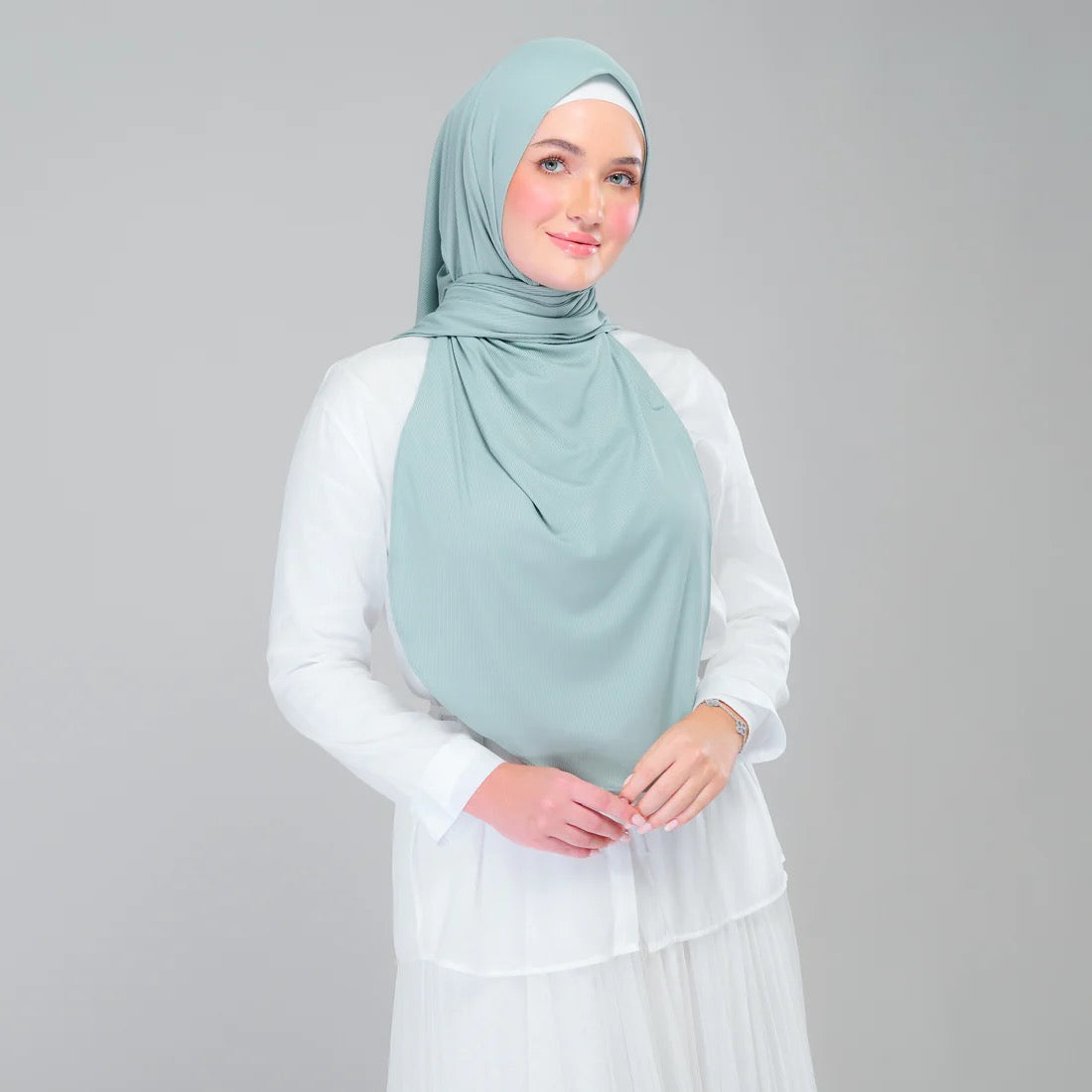 Instant Tag n' Go Butterfly | Ribbed Jersey in Dusty Green