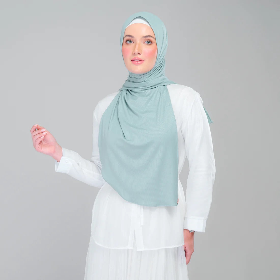 Instant Tag n' Go Butterfly | Ribbed Jersey in Dusty Green