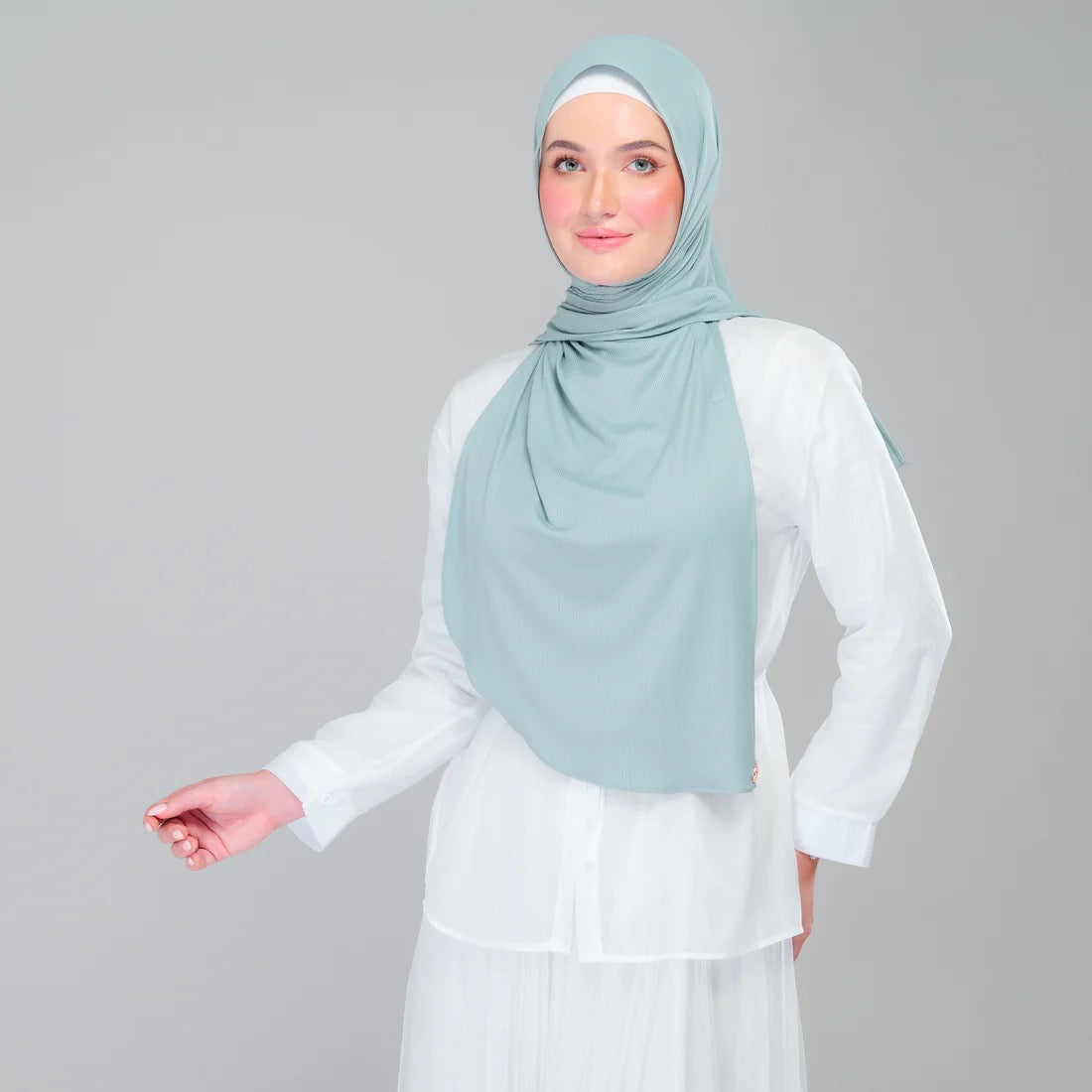 Instant Tag n' Go Butterfly | Ribbed Jersey in Dusty Green