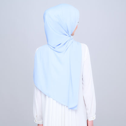 Instant Tag n' Go Shawl | Chiffon Silk in Maya Blue