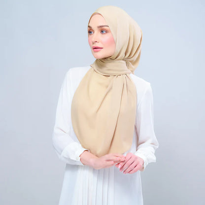 Instant Tag n' Go Shawl | Chiffon Silk in Blonde