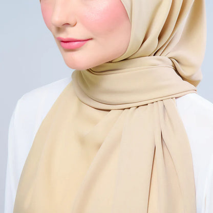 Instant Tag n' Go Shawl | Chiffon Silk in Blonde