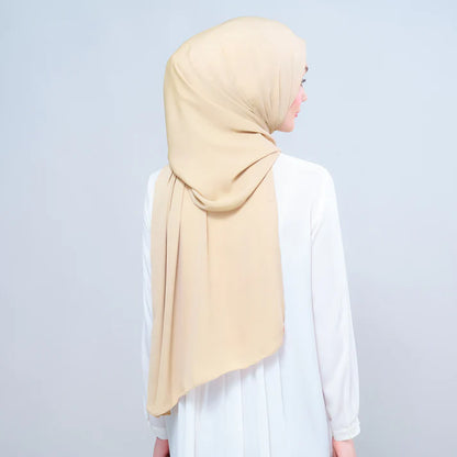 Instant Tag n' Go Shawl | Chiffon Silk in Blonde