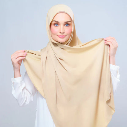 Instant Tag n' Go Shawl | Chiffon Silk in Blonde