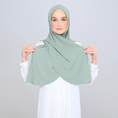 Instant Tag n' Go Butterfly | Textured Chiffon in Dusty Green