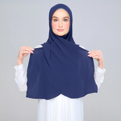 Instant Tag n' Go Butterfly | Textured Chiffon in Navy Blue