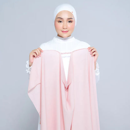 Semi Instant Sarongje | Chiffon Silk in Nude Pink